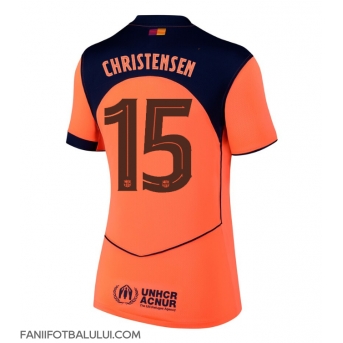 Barcelona Andreas Christensen #15 Tricou Fotbal Replică 2025-26 Femei Treilea